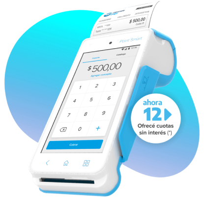 Dispositivo Point Smart de Mercado Pago.